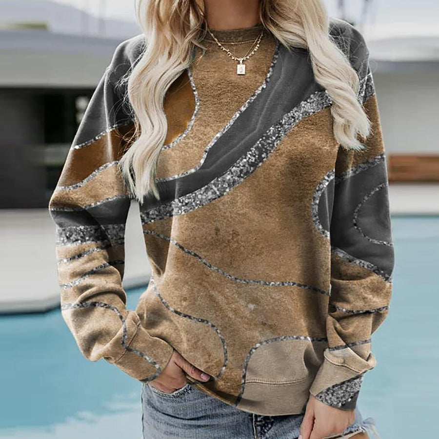 Nuria® | Apricot colored women's sweater