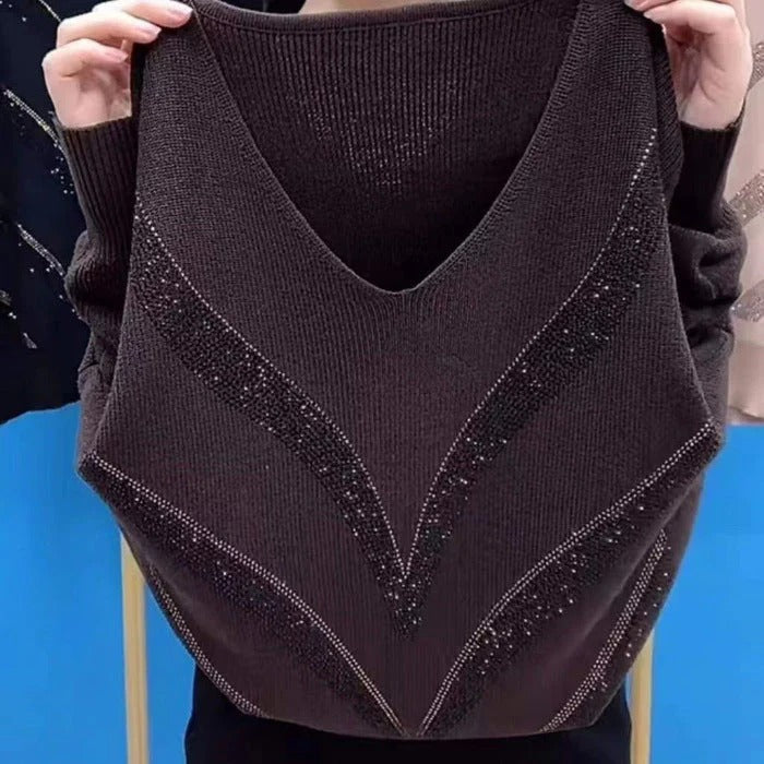 Svetr v nadčasovém vintage stylu