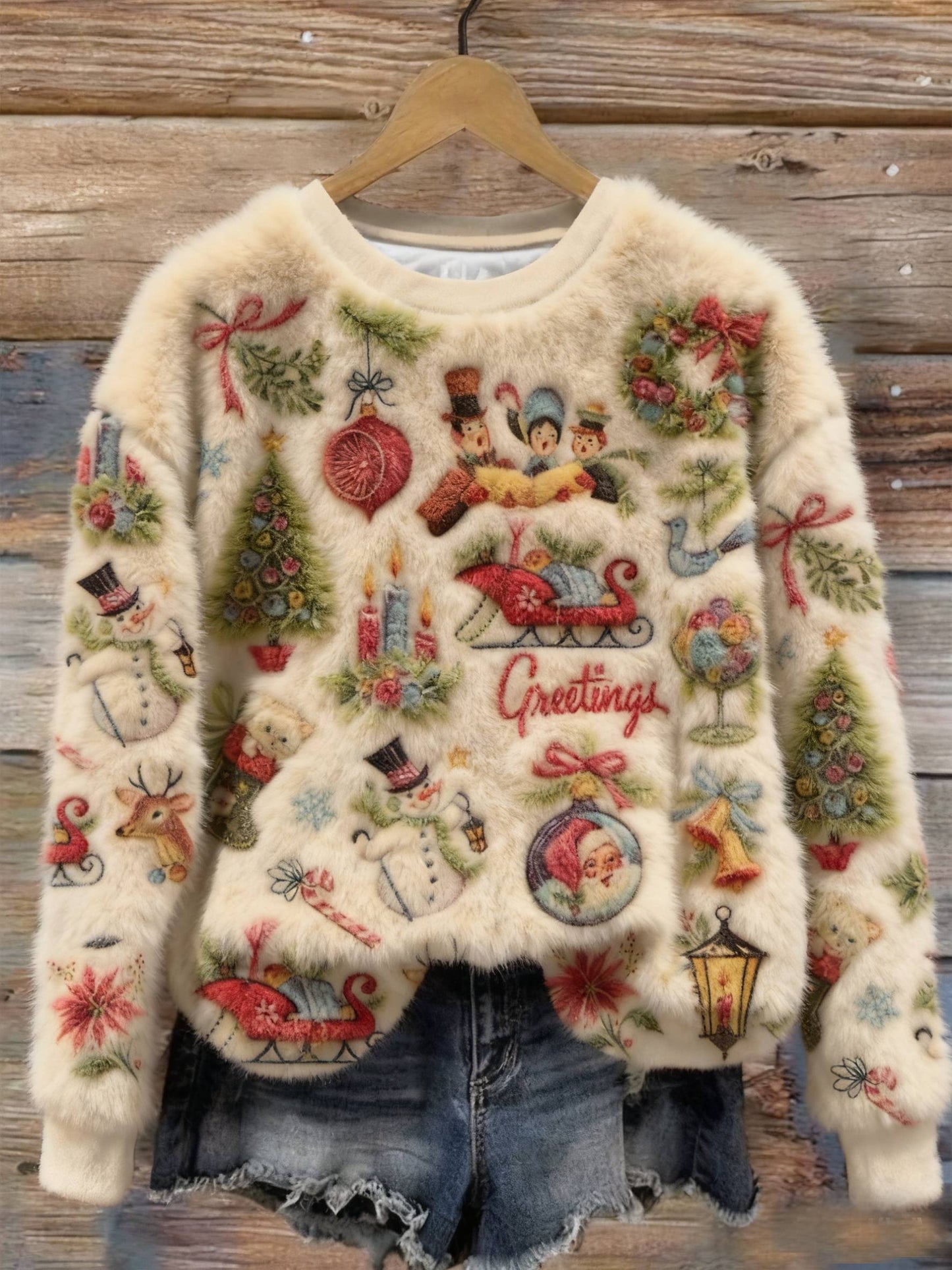 Svetr v nadčasovém vintage stylu