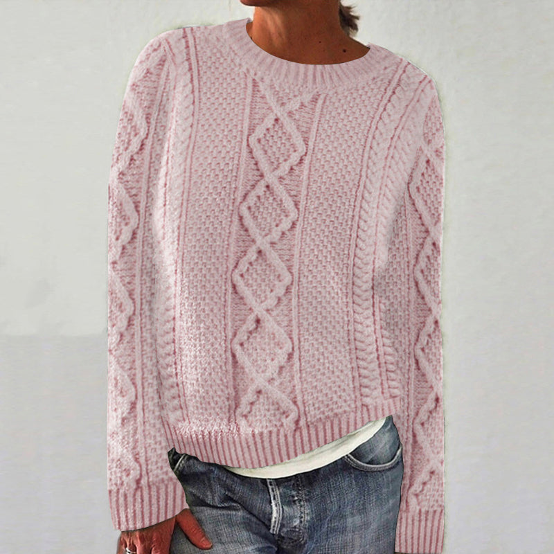 Woman Burke Clan Aran Sweater elevenforest