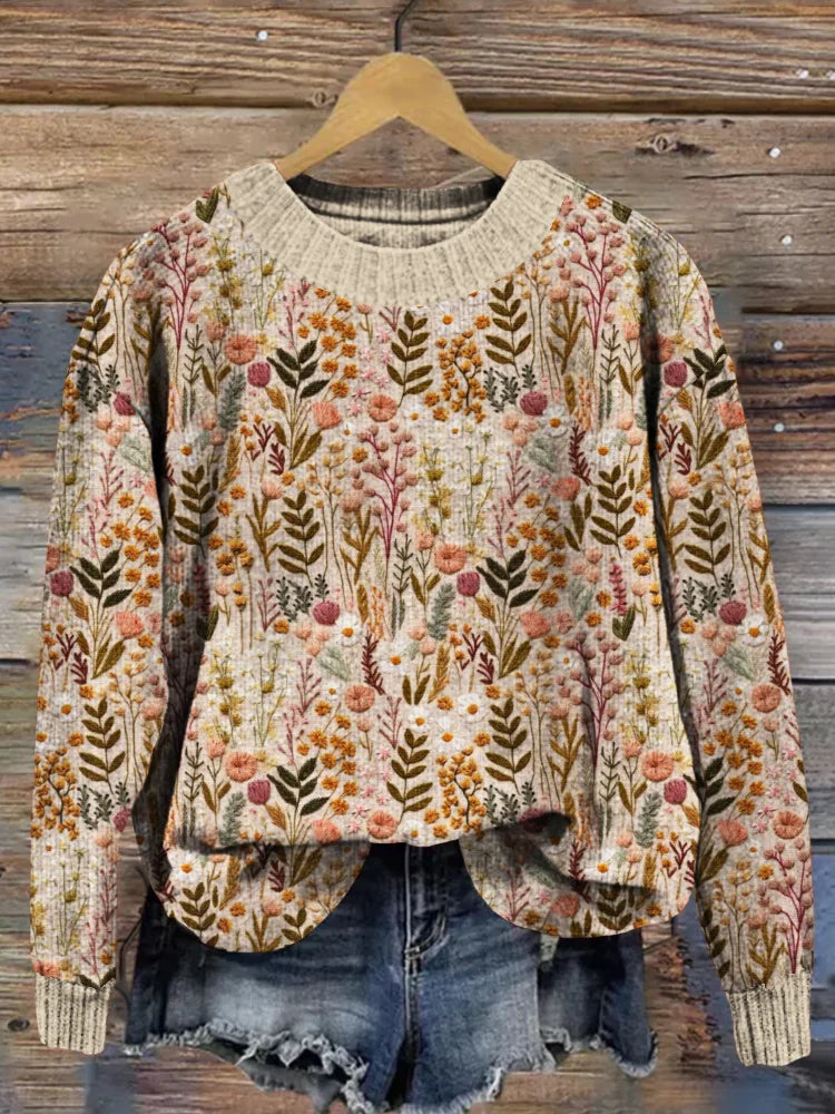 Nadčasový svetr ve vintage stylu