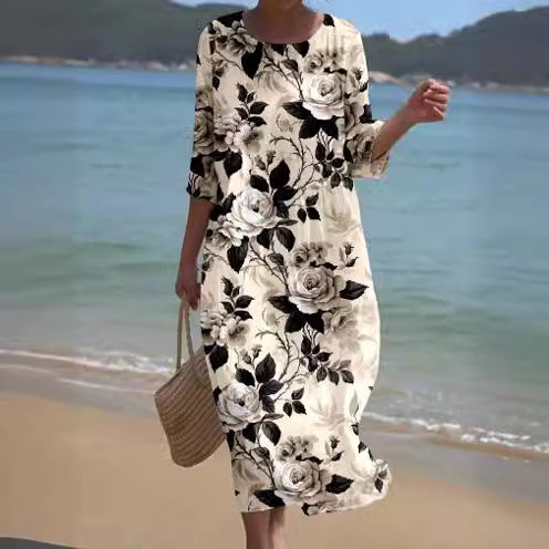 AS | Maxi šaty s květinovým vzorem