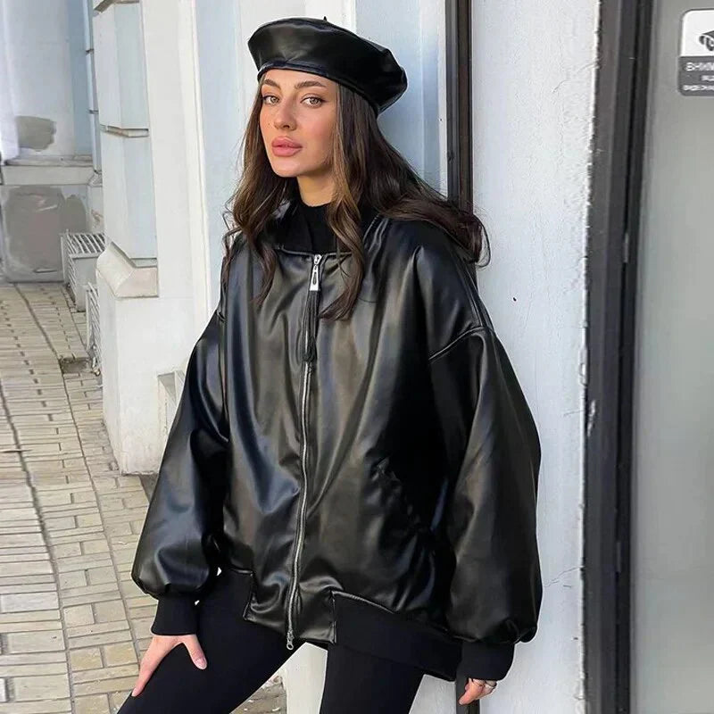 AS | Kožená bunda s volným motorem