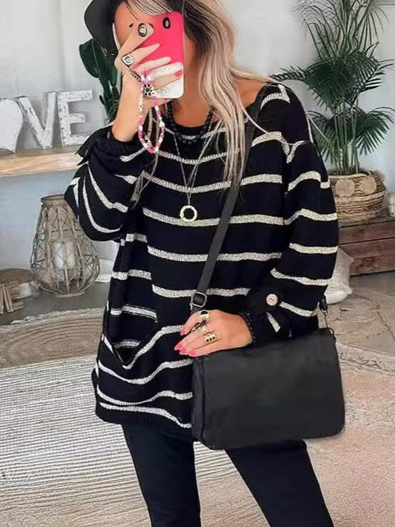 Svetr v nadčasovém vintage stylu
