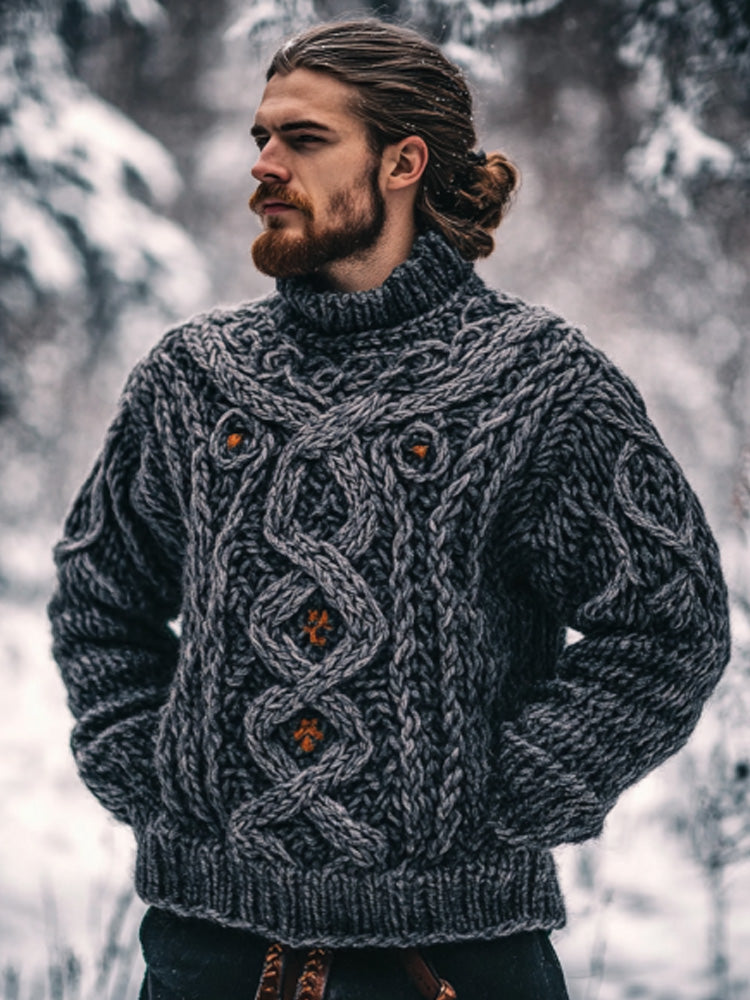 Svetr v nadčasovém vintage stylu