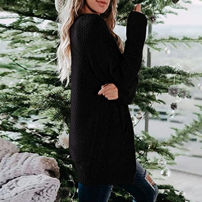 Casual Vintage Long Sleeve Sweater Cardigan elevenforest