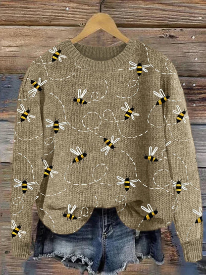 Svetr v nadčasovém vintage stylu