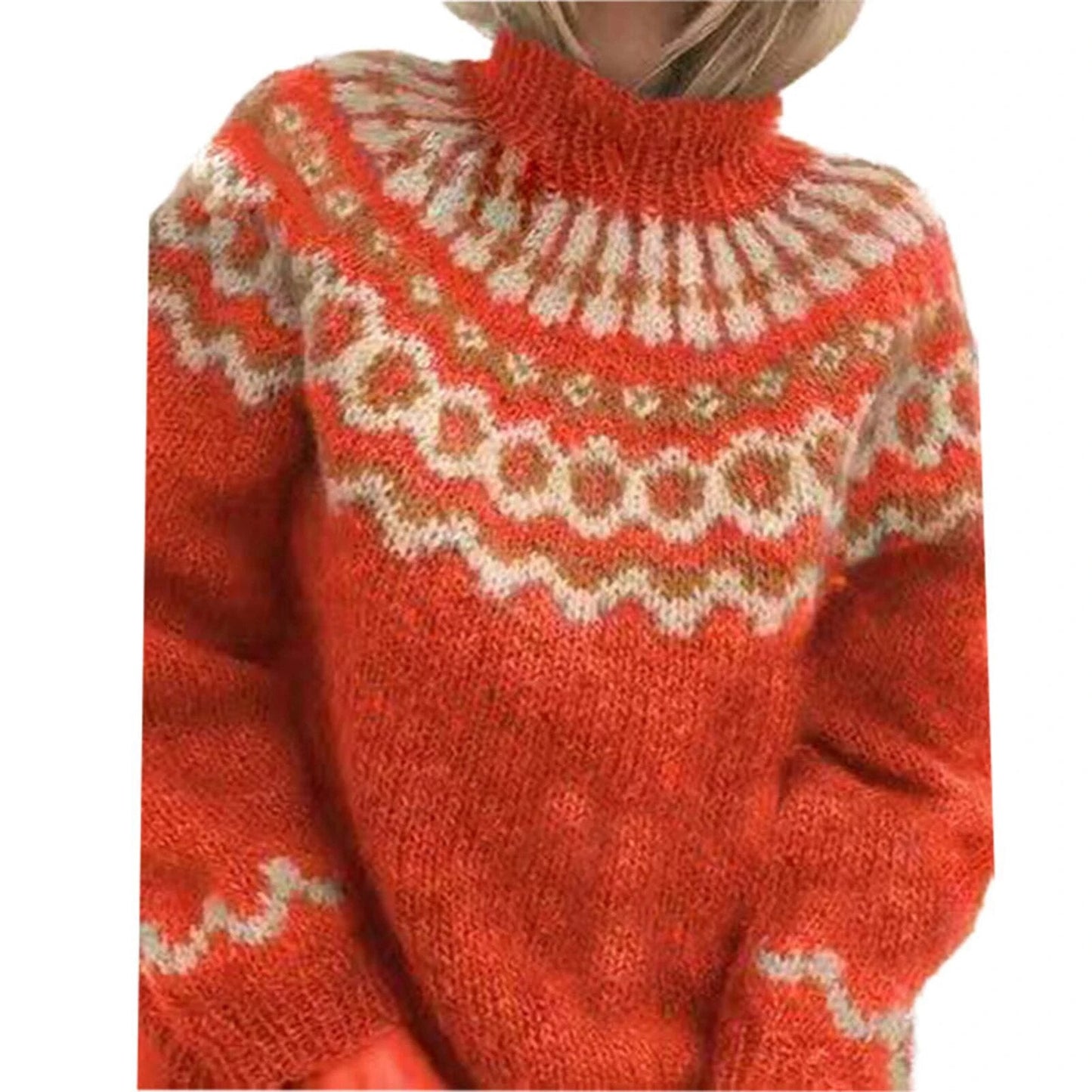Klasický vintage Svetr