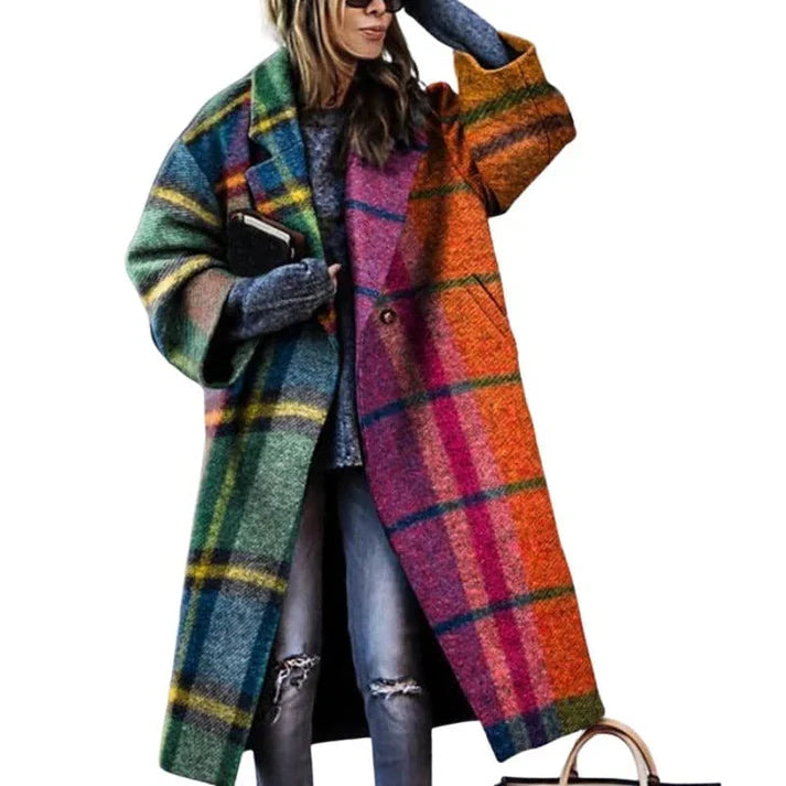Nadčasový kabát ve vintage stylu