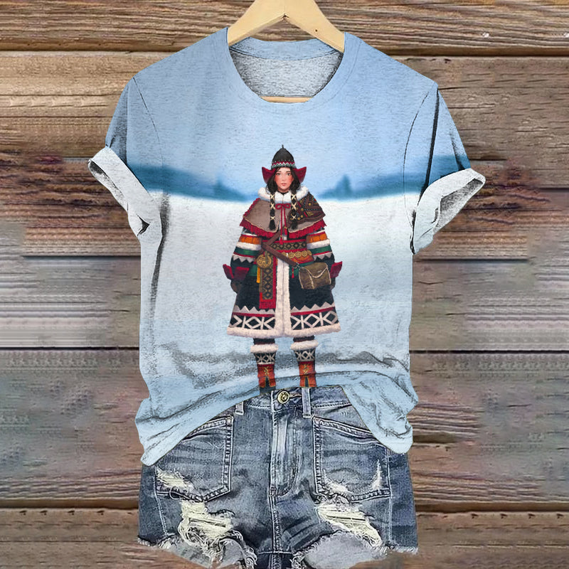 Klasický vintage Tričko