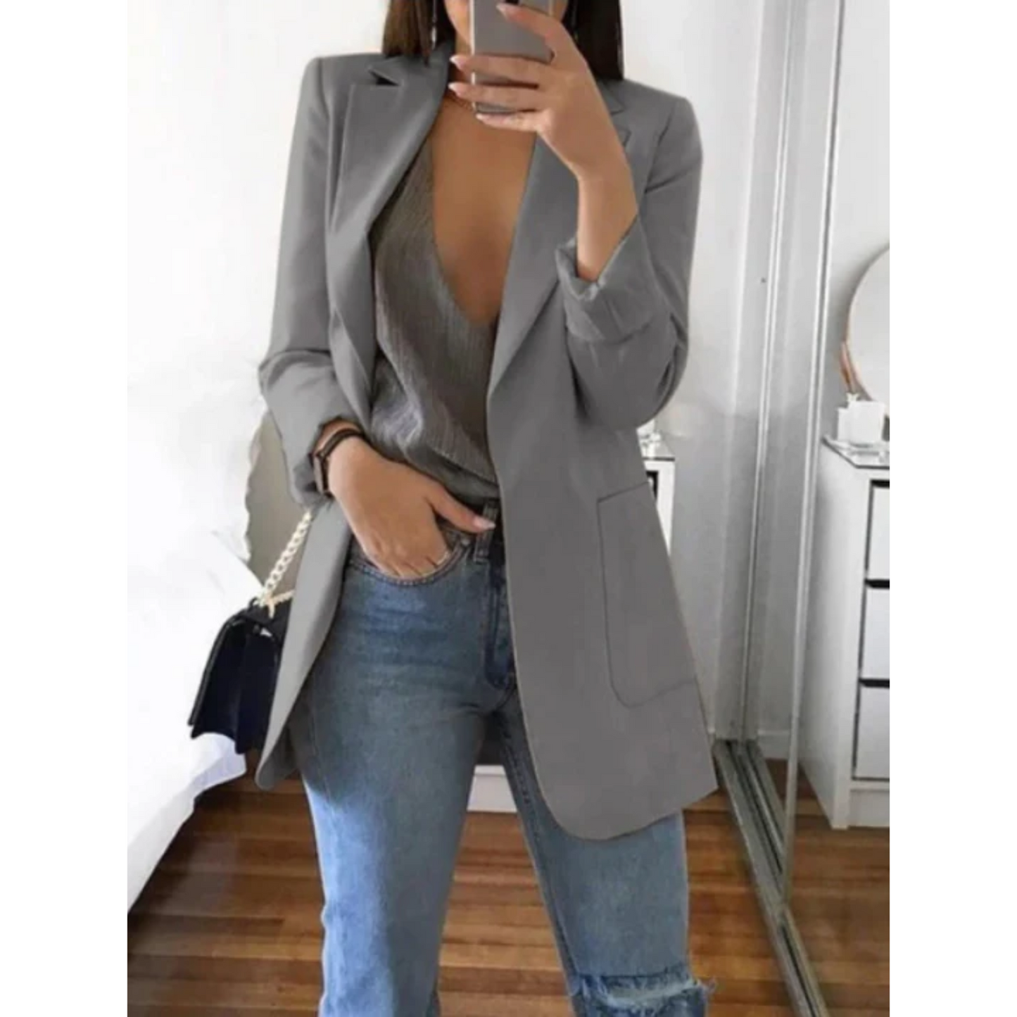 AS | Stylové sako úzkého střihu