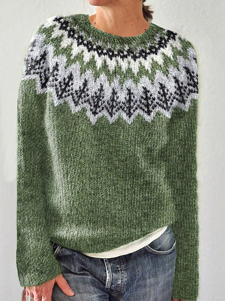 Svetr v nadčasovém vintage stylu