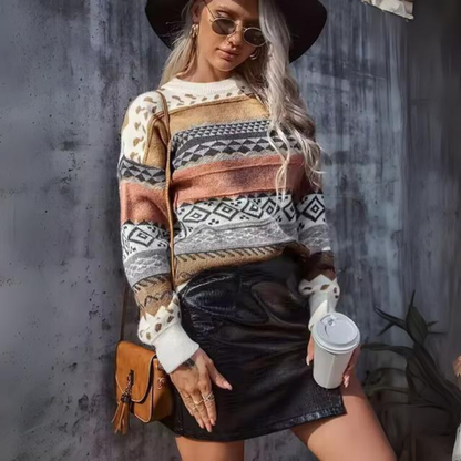 Svetr v nadčasovém vintage stylu