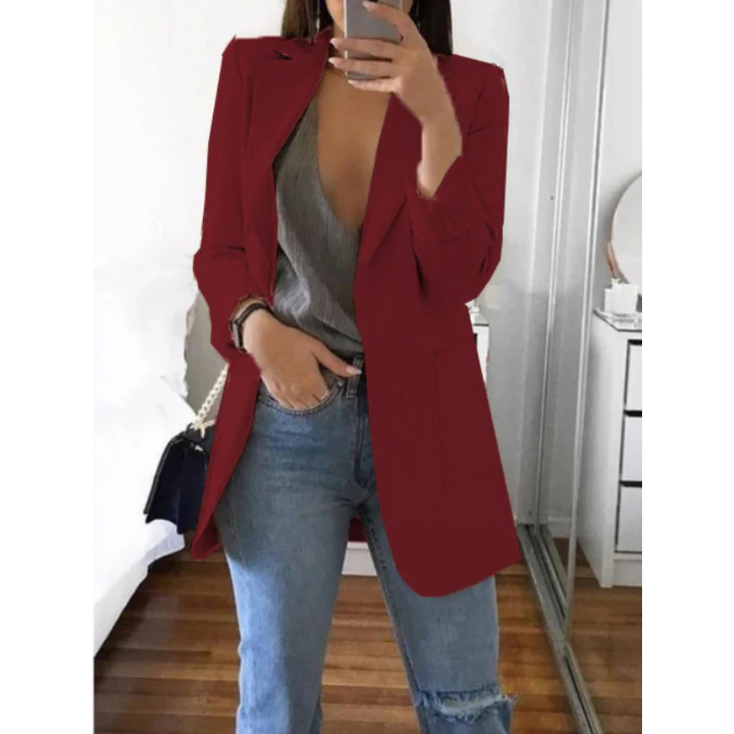 AS | Stylové sako úzkého střihu