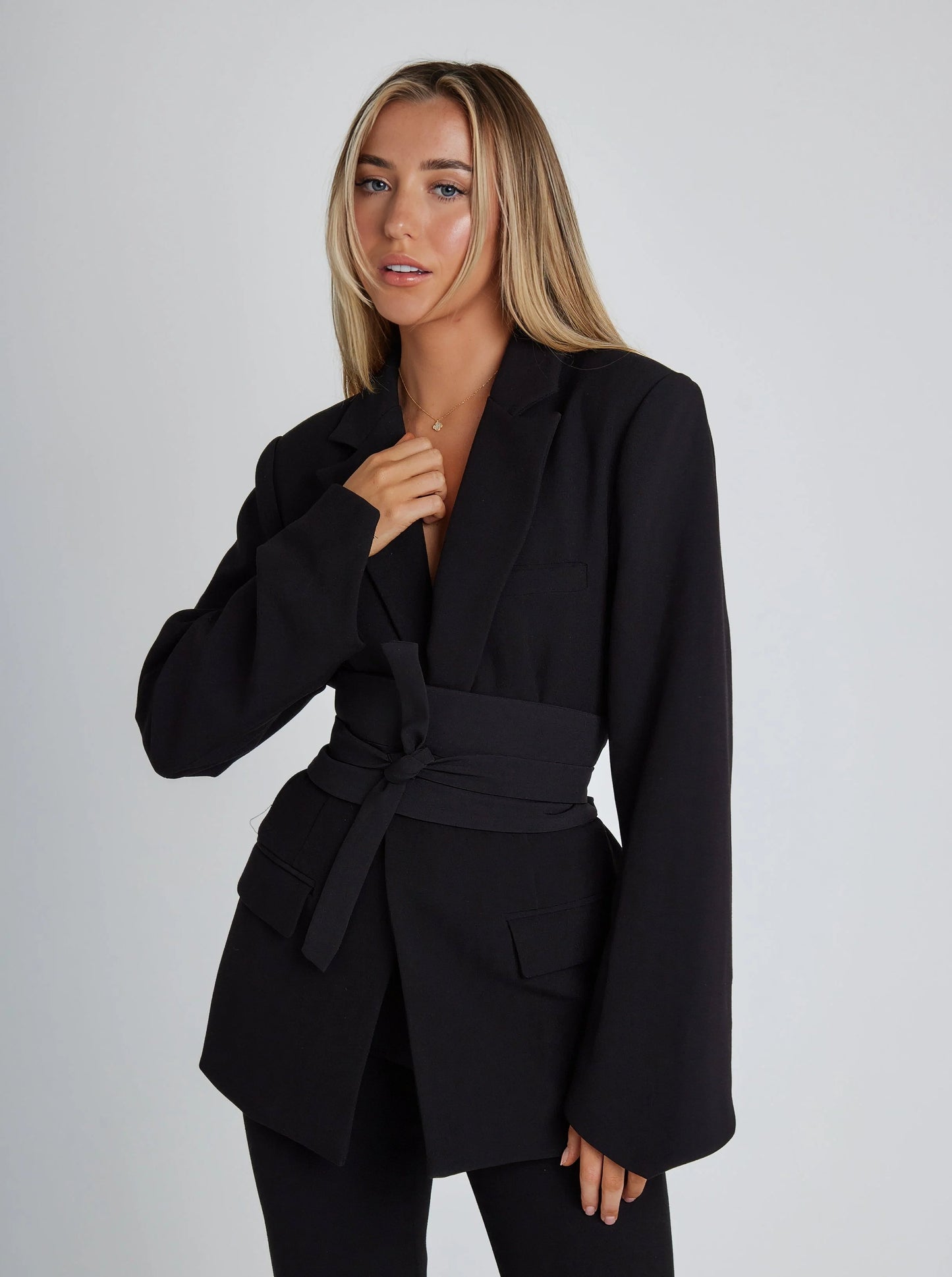 AS | Elegantní sako s páskem