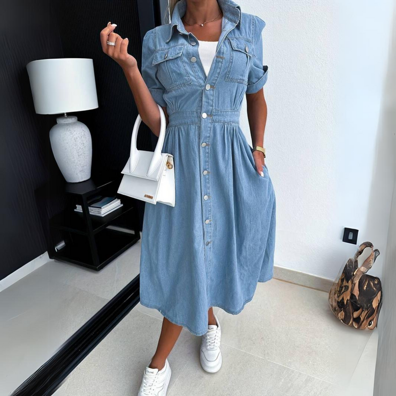 AS | Elegantní vintage letní midi šaty
