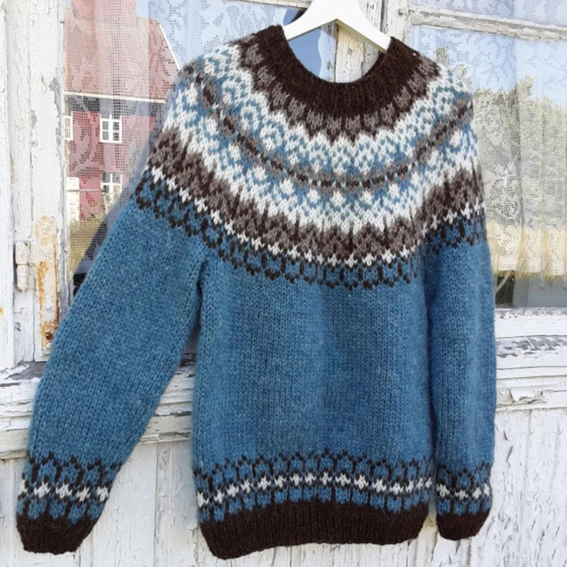 Klasický vintage Svetr