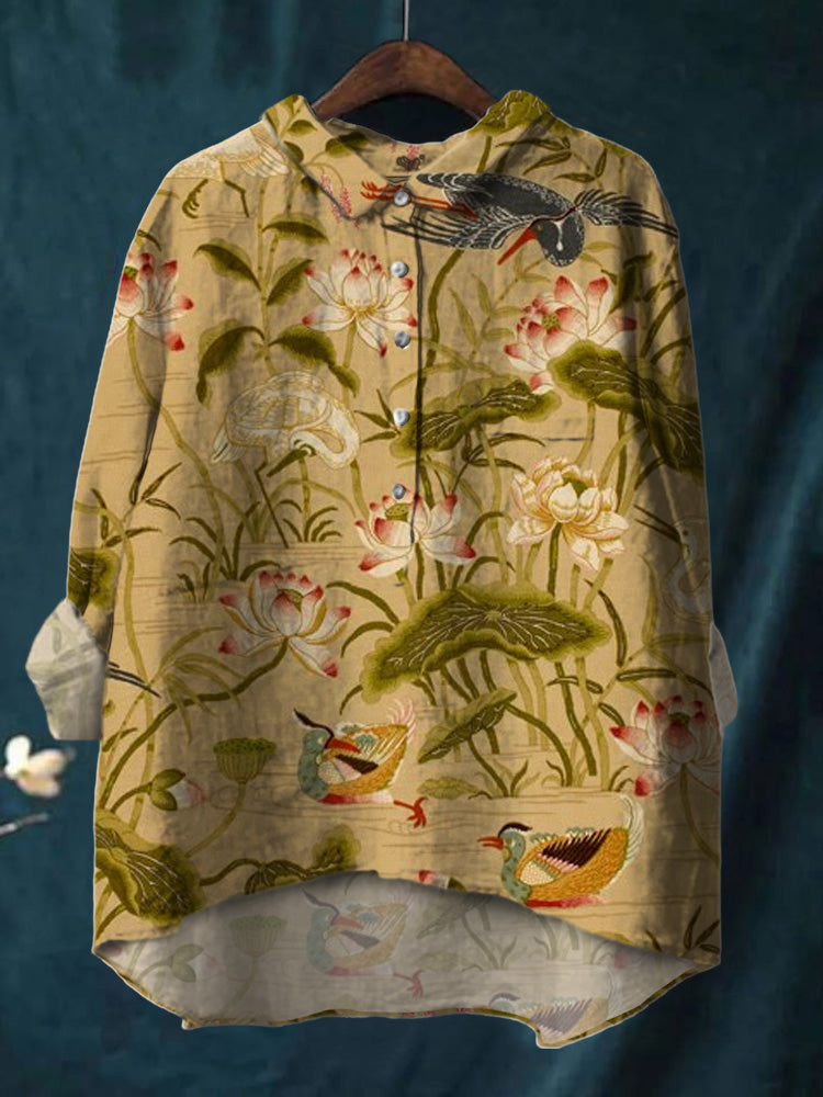 Košile v nadčasovém vintage stylu