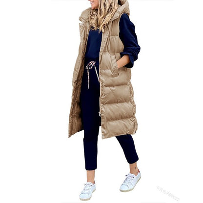 AS | Prošívaná vesta s kapucí Bodywarmer