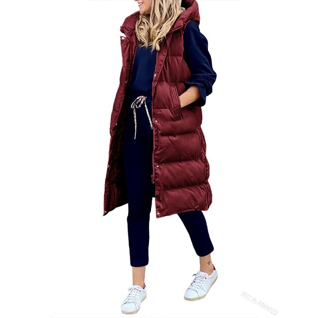 AS | Prošívaná vesta s kapucí Bodywarmer
