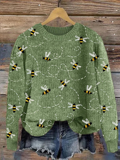 Svetr v nadčasovém vintage stylu