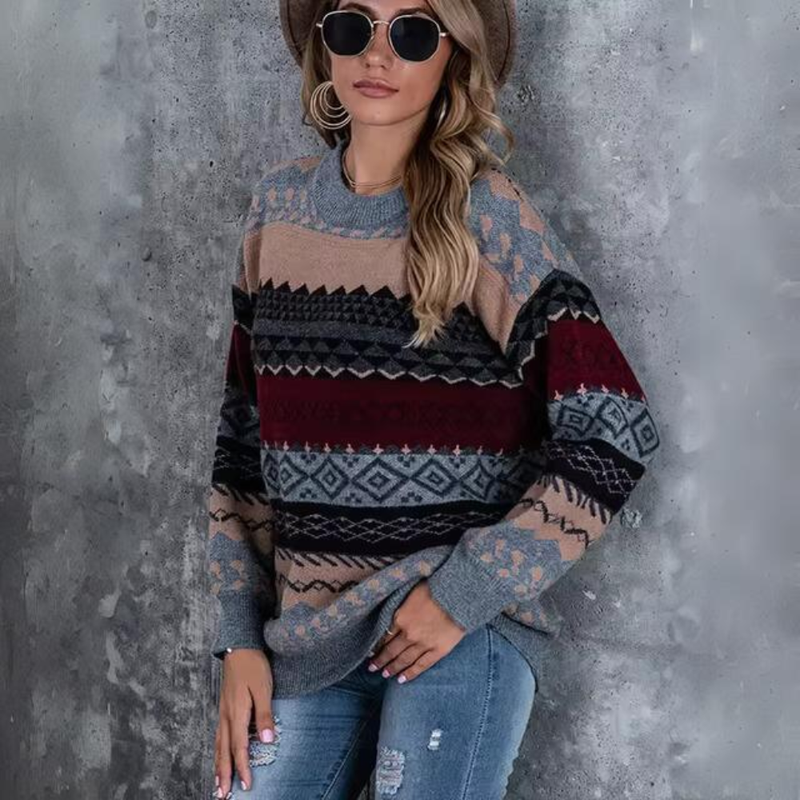 Svetr v nadčasovém vintage stylu