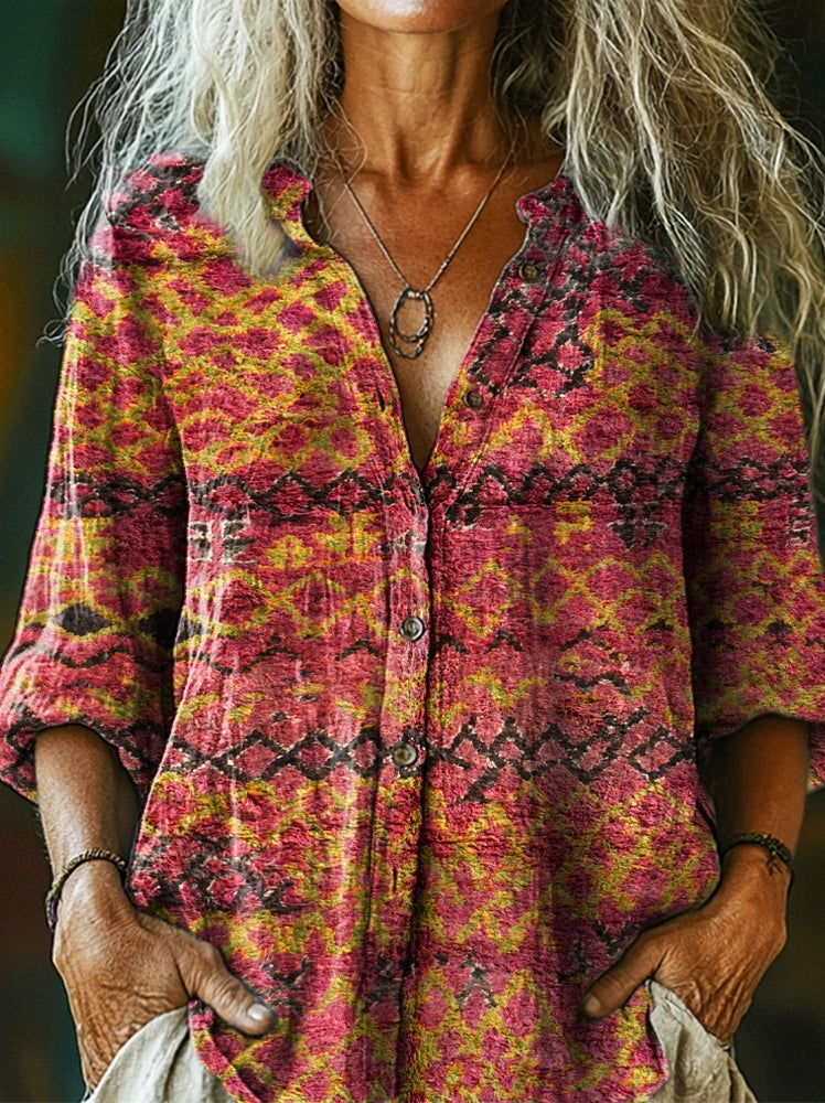 Košile v nadčasovém vintage stylu