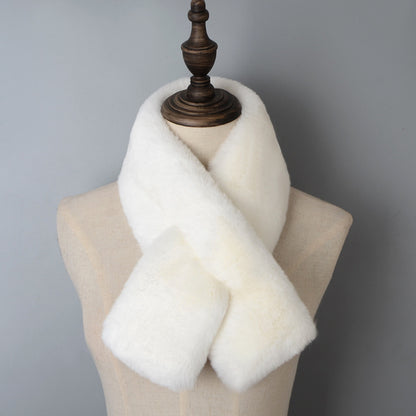 Comstylish Vintage Basic Cozy Ecofriendly Fur Scarf