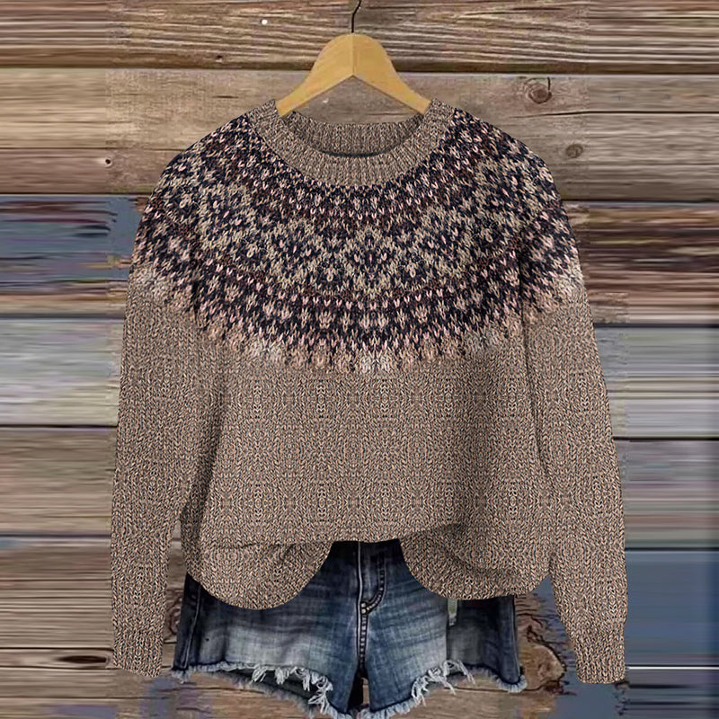Klasický vintage Svetr