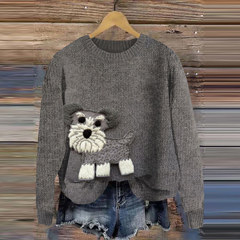 Klasický vintage Svetr
