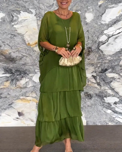 AS | Volné vrstvené maxi šaty