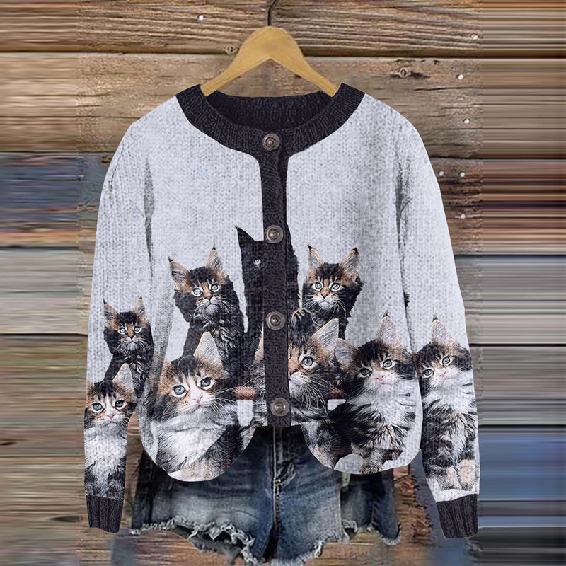 Klasický vintage Svetr