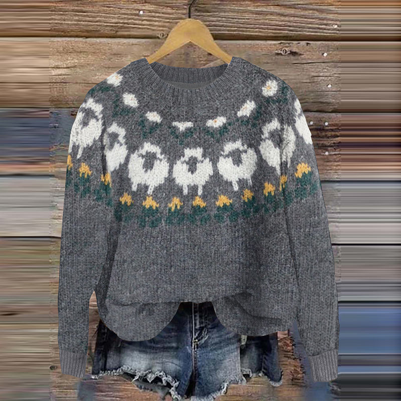 Svetr v nadčasovém vintage stylu