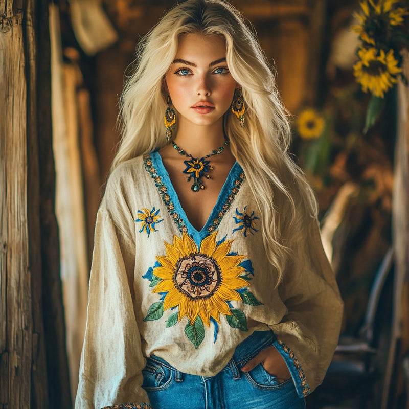 Halenka v nadčasovém vintage stylu