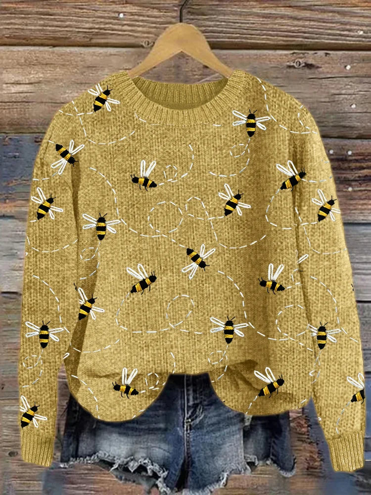 Svetr v nadčasovém vintage stylu