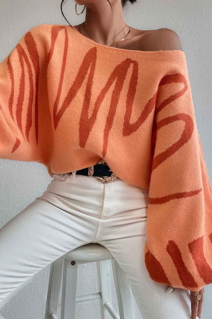 Klasický vintage Svetr