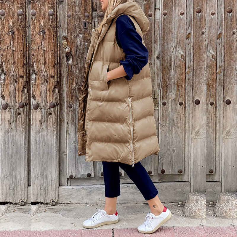 AS | Trendy dlouhá bunda s kapucí