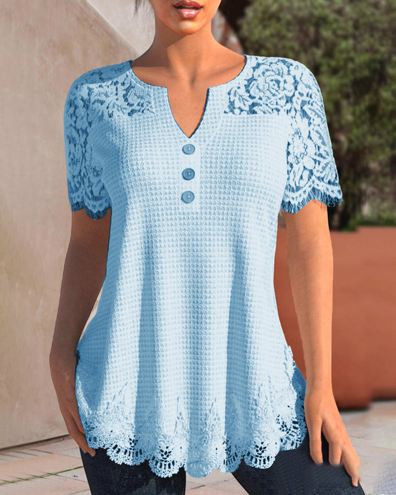 AS | Strukturovaná krajková halenka