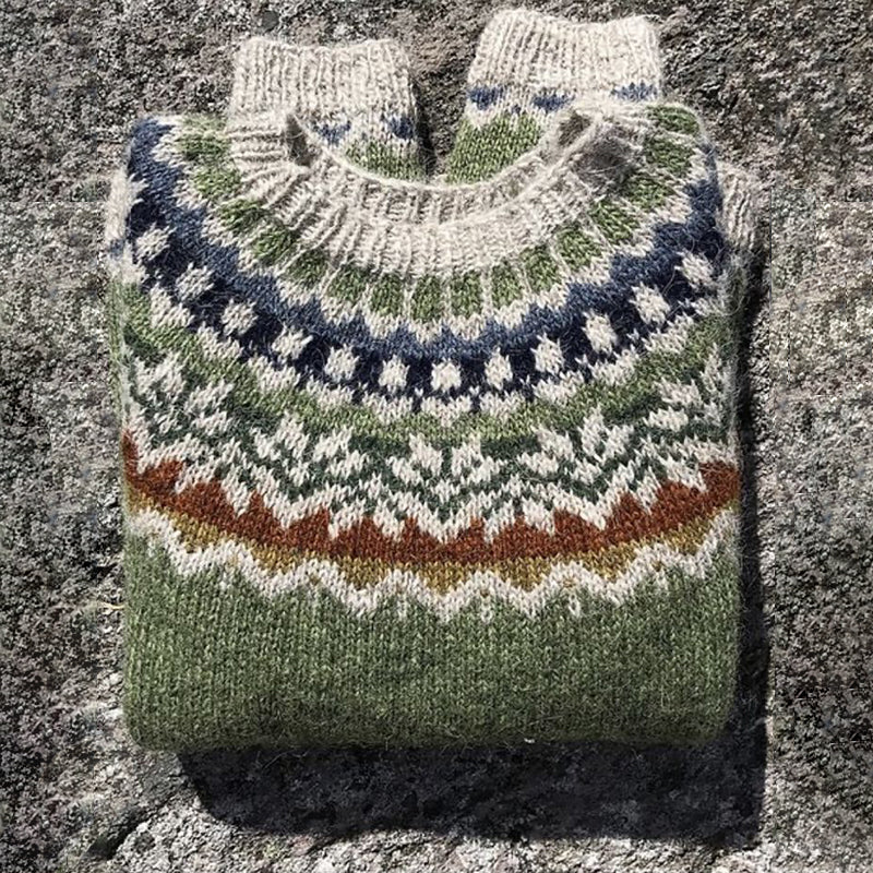 Svetr inspirovaný vintage stylem