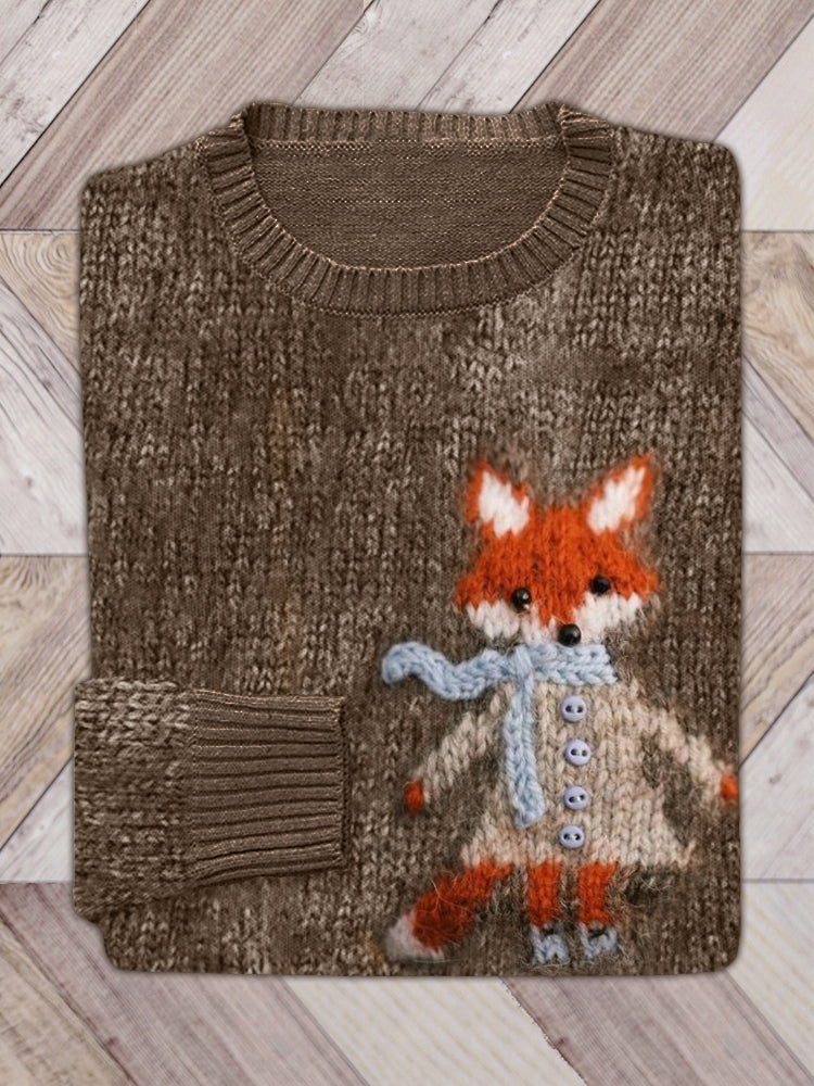 Klasický vintage Svetr