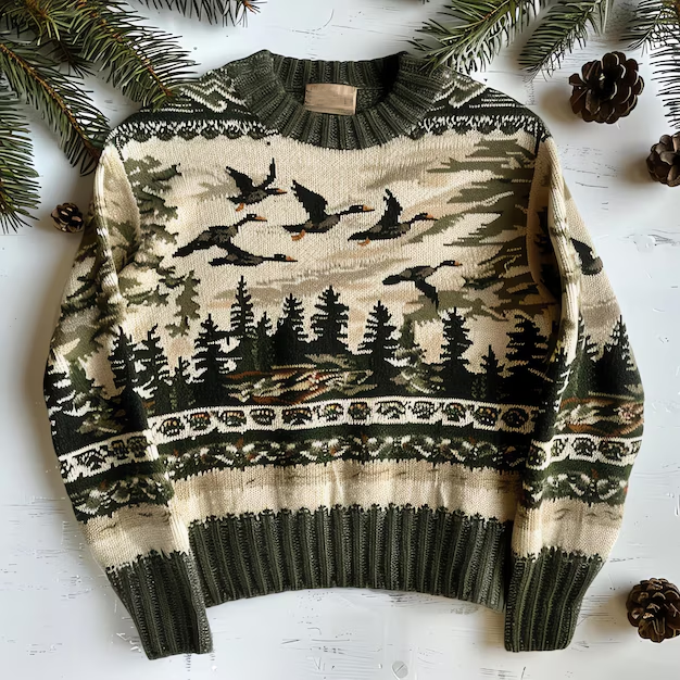 Svetr v nadčasovém vintage stylu