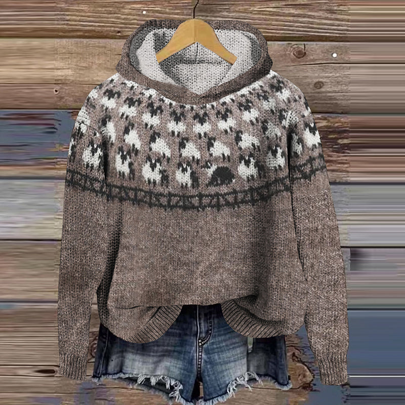 Svetr v nadčasovém vintage stylu
