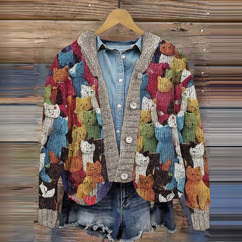 Klasický vintage Kardigan