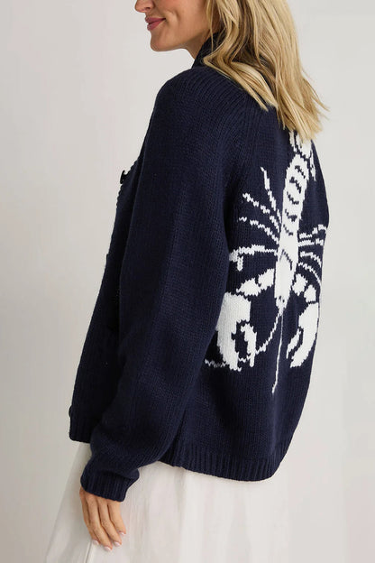 Cardigan inspirovaný vintage stylem