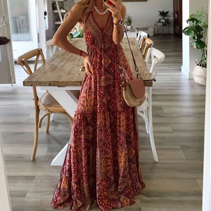 AS | Boho maxi šaty