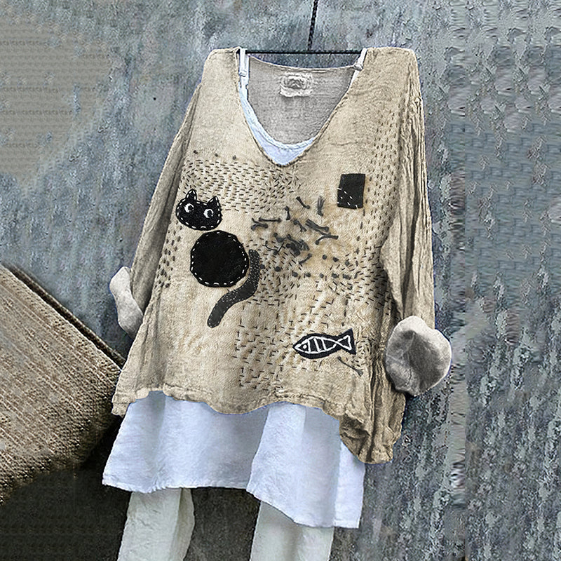 Halenka v nadčasovém vintage stylu