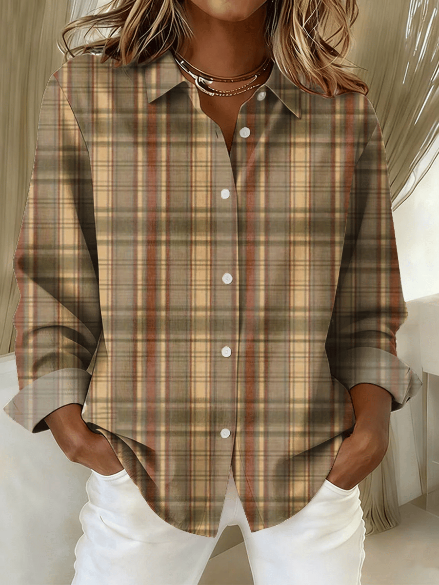 Women'S Casual Loose Printed Shirt 