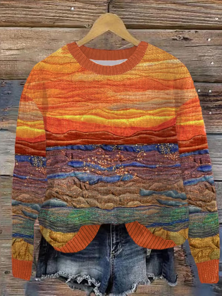 Svetr v nadčasovém vintage stylu