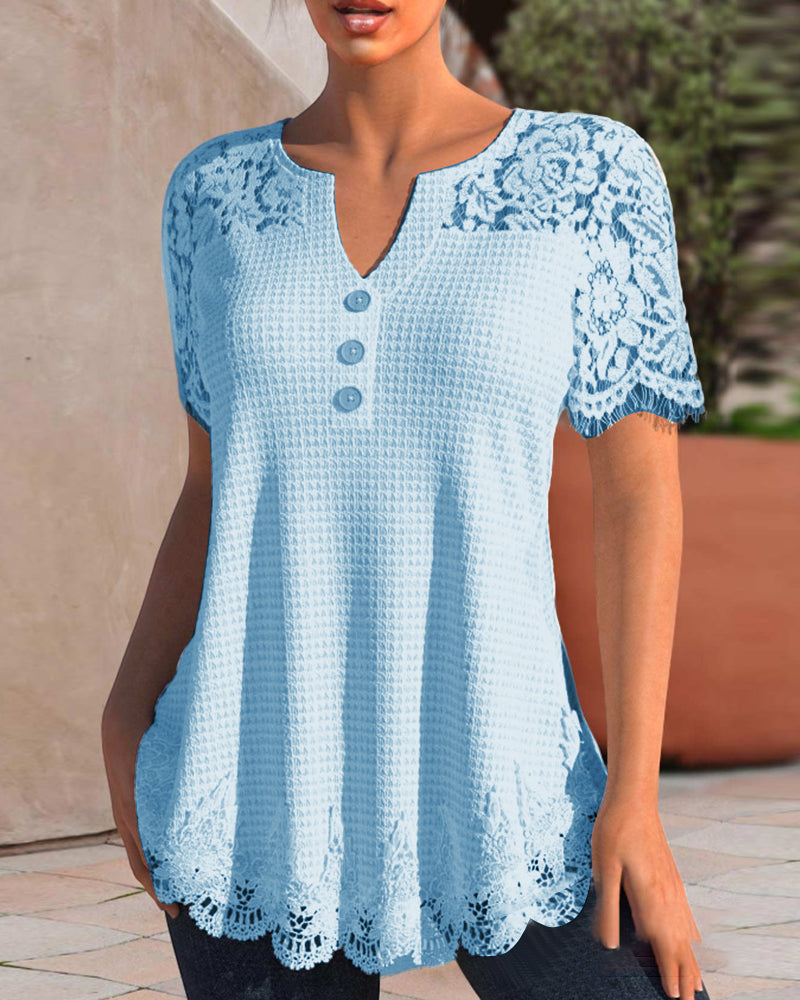 AS | Strukturovaná krajková halenka