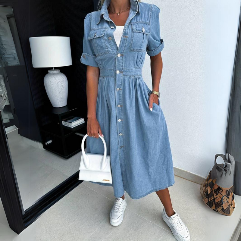 AS | Elegantní vintage letní midi šaty